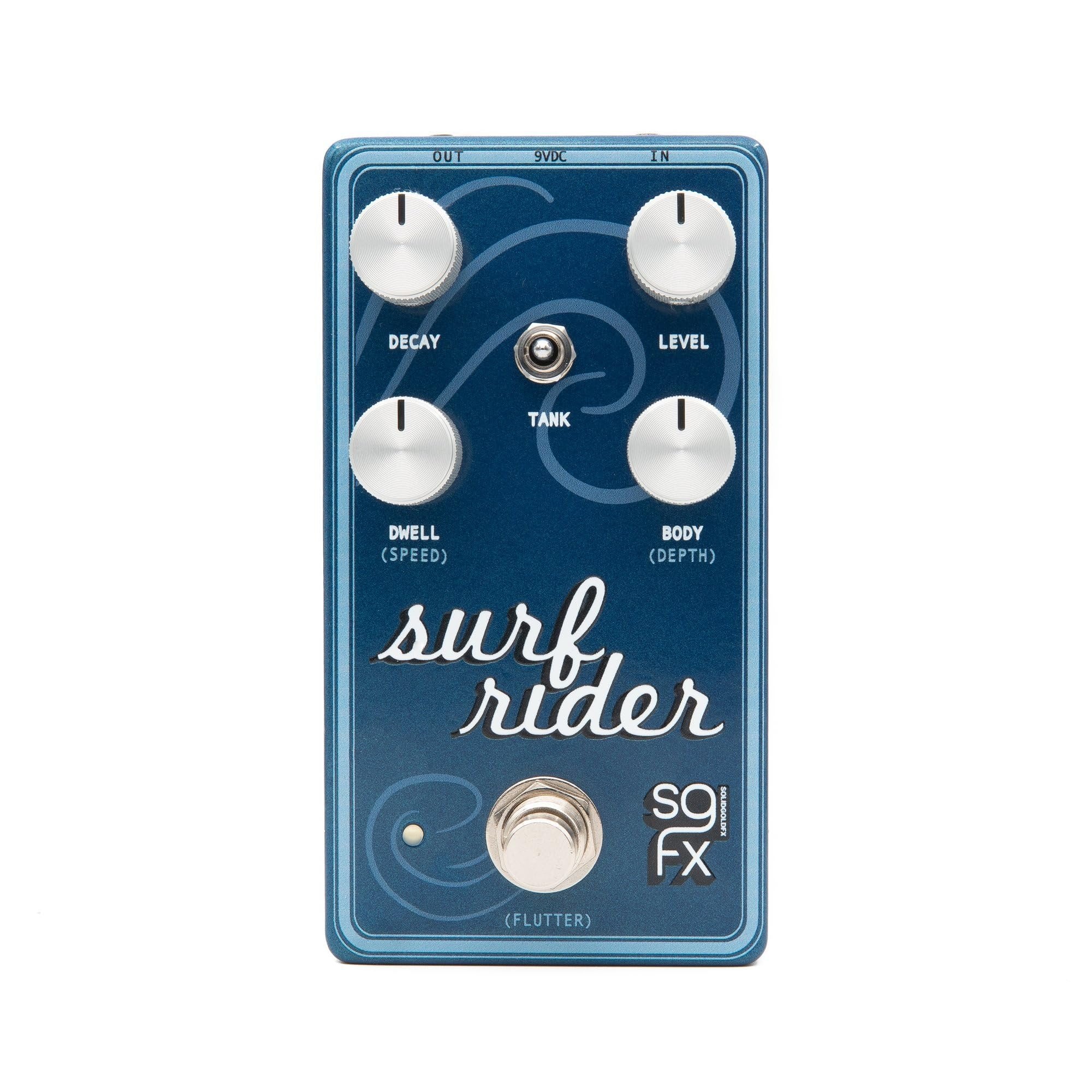 SolidGold FX Surf Rider IV Spring Reverb Guitar Pedal