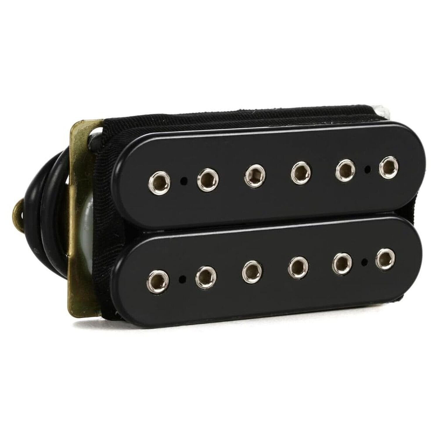 DiMarzio Super Distortion Humbucker Pickup DP100BK, Black Bundle with 12x Fender Guitar Picks and Liquid Audio Instrument Polishing Cloth