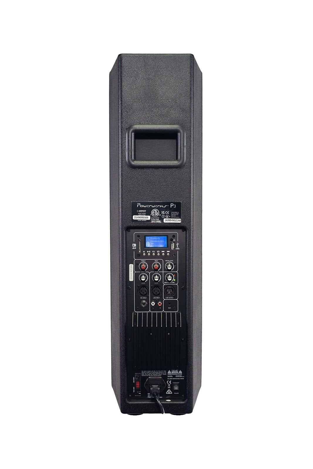3 PA System, Aux, Black (PWRP3)