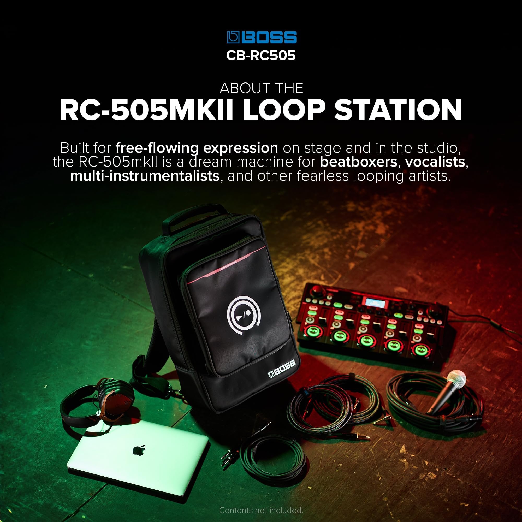 BOSS Slimline Backpack for the RC-505mkII and RC-505 Loop Stations (CB-RC505)