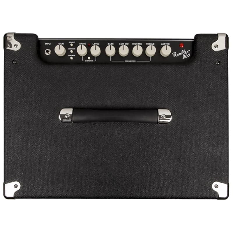 Fender Rumble™ 200 Contemporary-Digital Bass Amplifier, 120V, Black, 2370500000