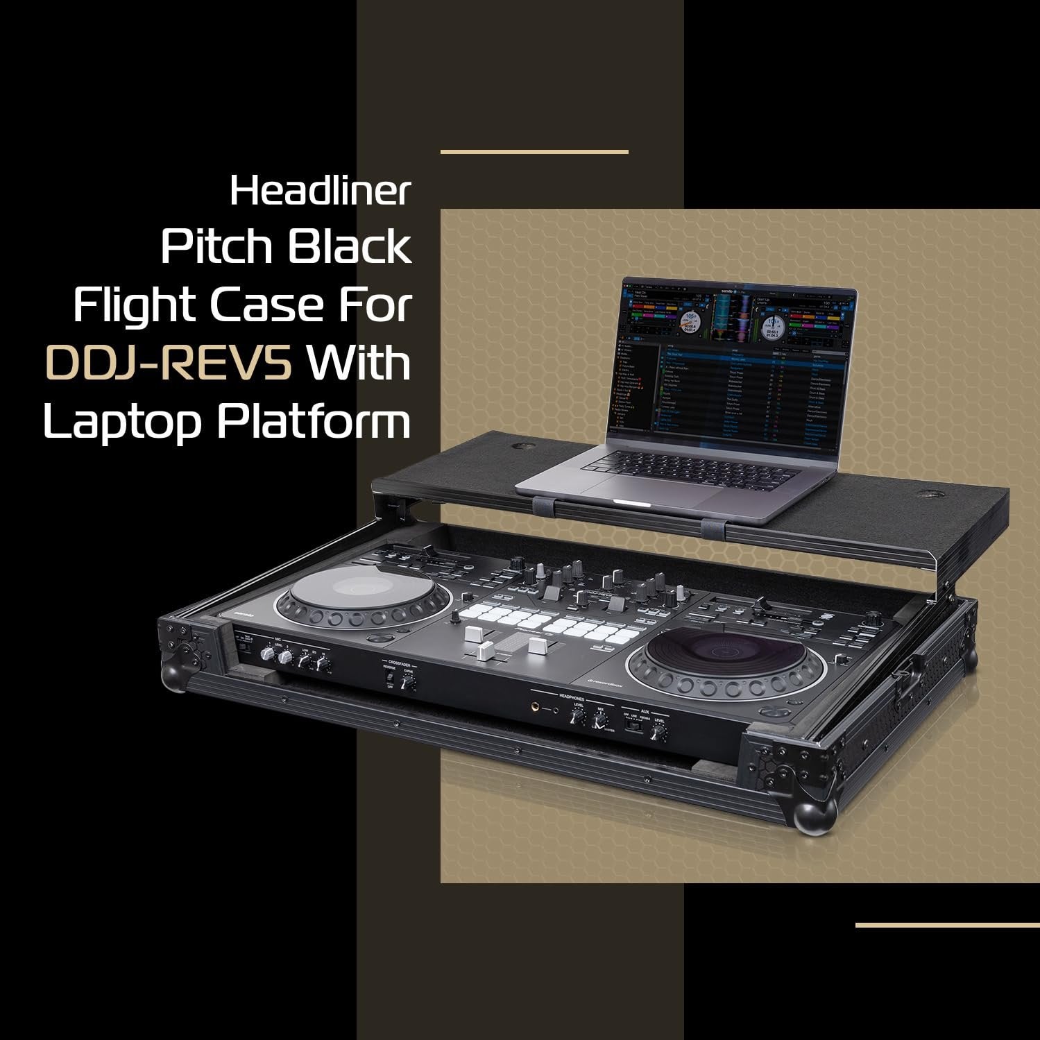 Headliner Flight Case for Pioneer DJ DDJ-REV5 Controller