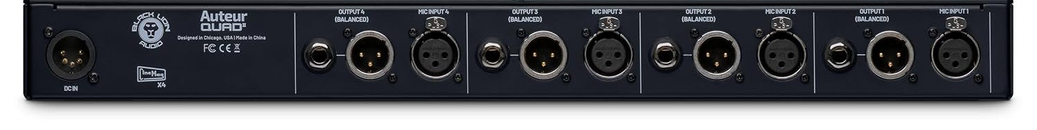 Black Lion Audio Auteur Quad2 four-channel mic preamp