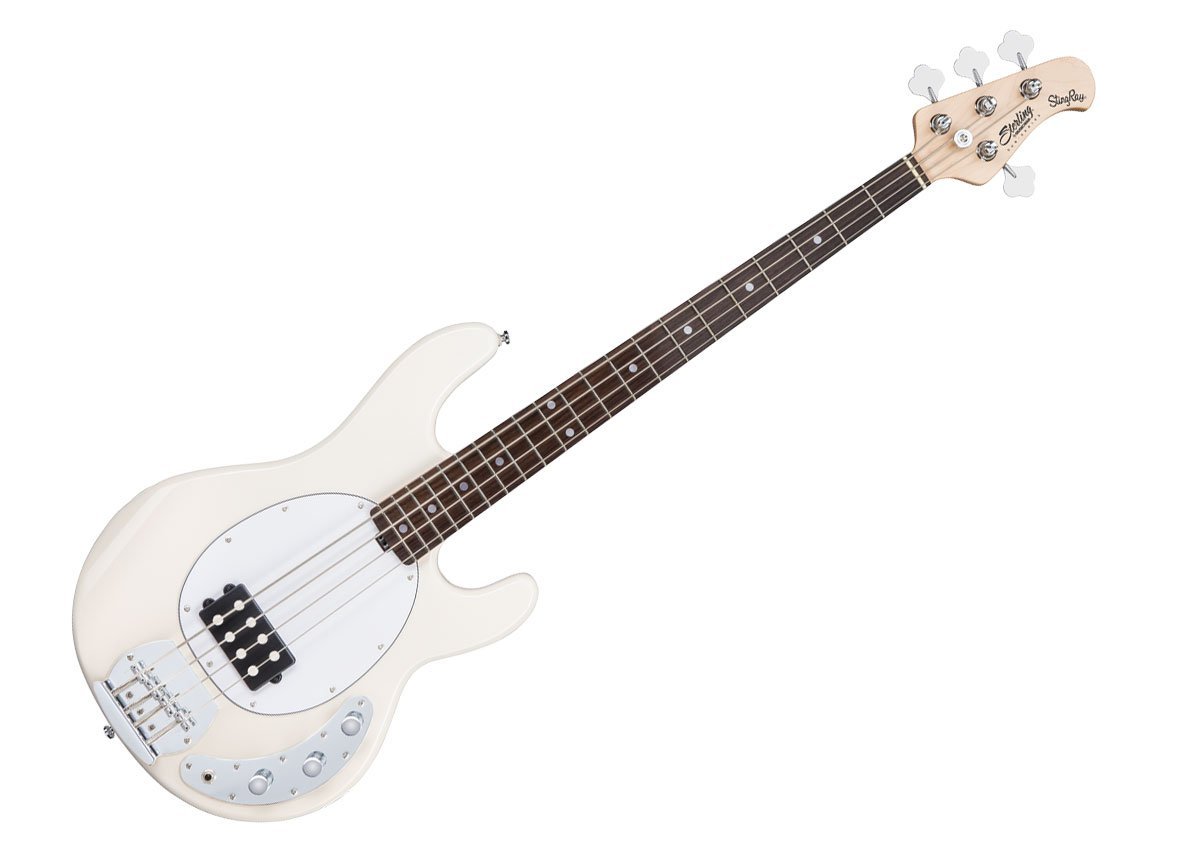 Sterling by Music Man StingRay Ray4 Bass Guitar in Vintage Cream