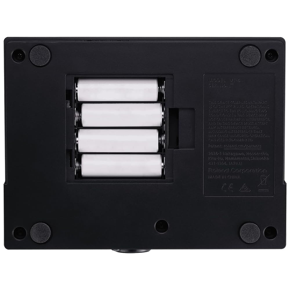 Roland VT-4 Vocal Transformer Bundle with 10ft Pig Hog Microphone Cable & Polishing Cloth – Voice Effects Processor with Pitch Control, Harmony, Formant Shaping & Compact Performance Design