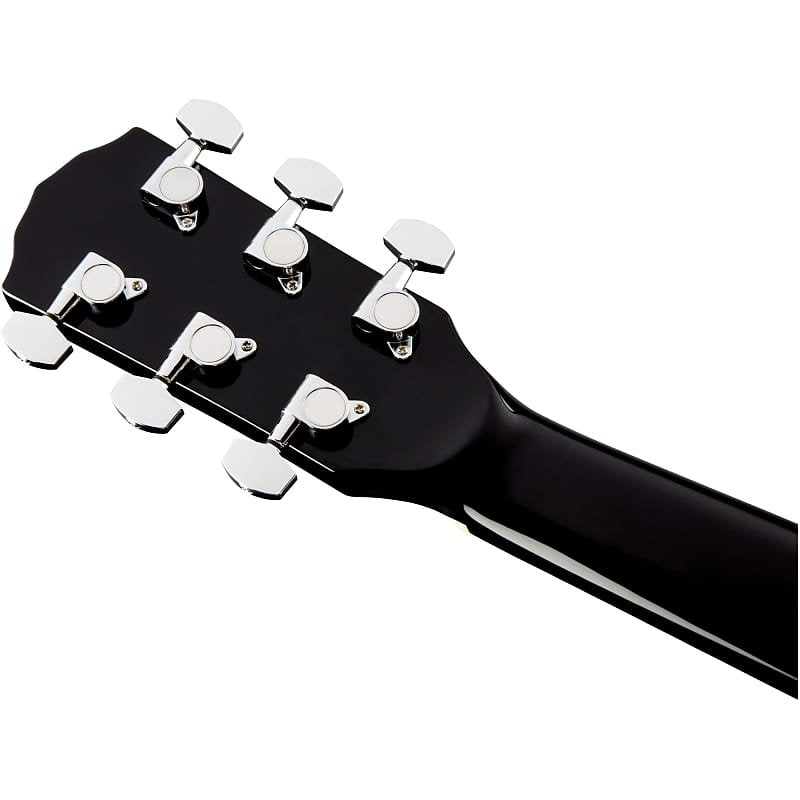 Fender CD-60SCE Dreadnought Acoustic Guitar, Walnut Fingerboard, Black, 0970113006