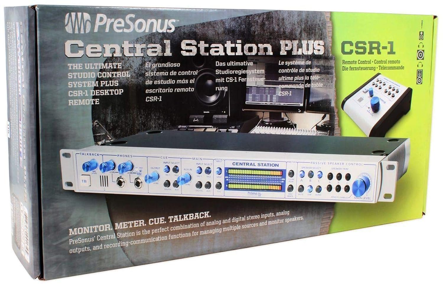 PreSonus Central Station Plus: Studio Control Center with Remote Control