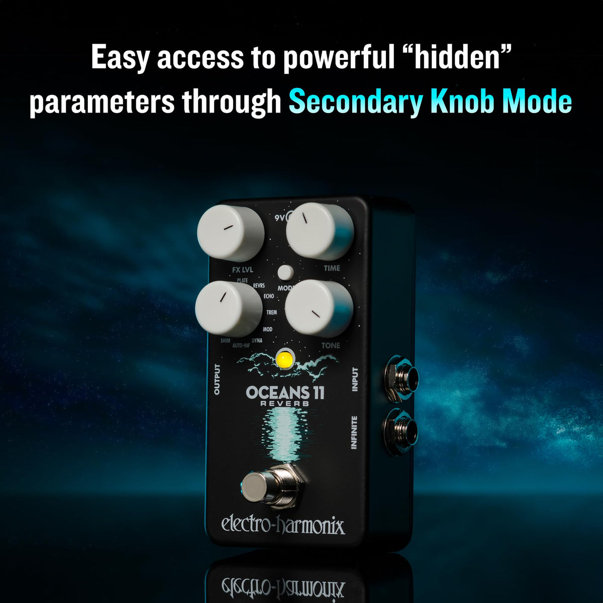 Electro-Harmonix Oceans 11 Reverb Pedal