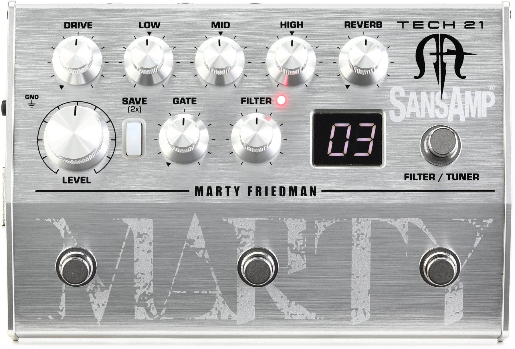 Tech 21 Marty Friedman Signature SansAmp Pedal