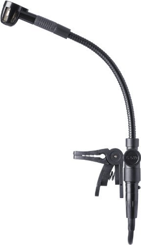 AKG Pro Audio C519 ML Professional Miniature Clip-On Condenser Microphone with Mini XLR to Mini XLR Cable and A400 Adapter Plate, Black