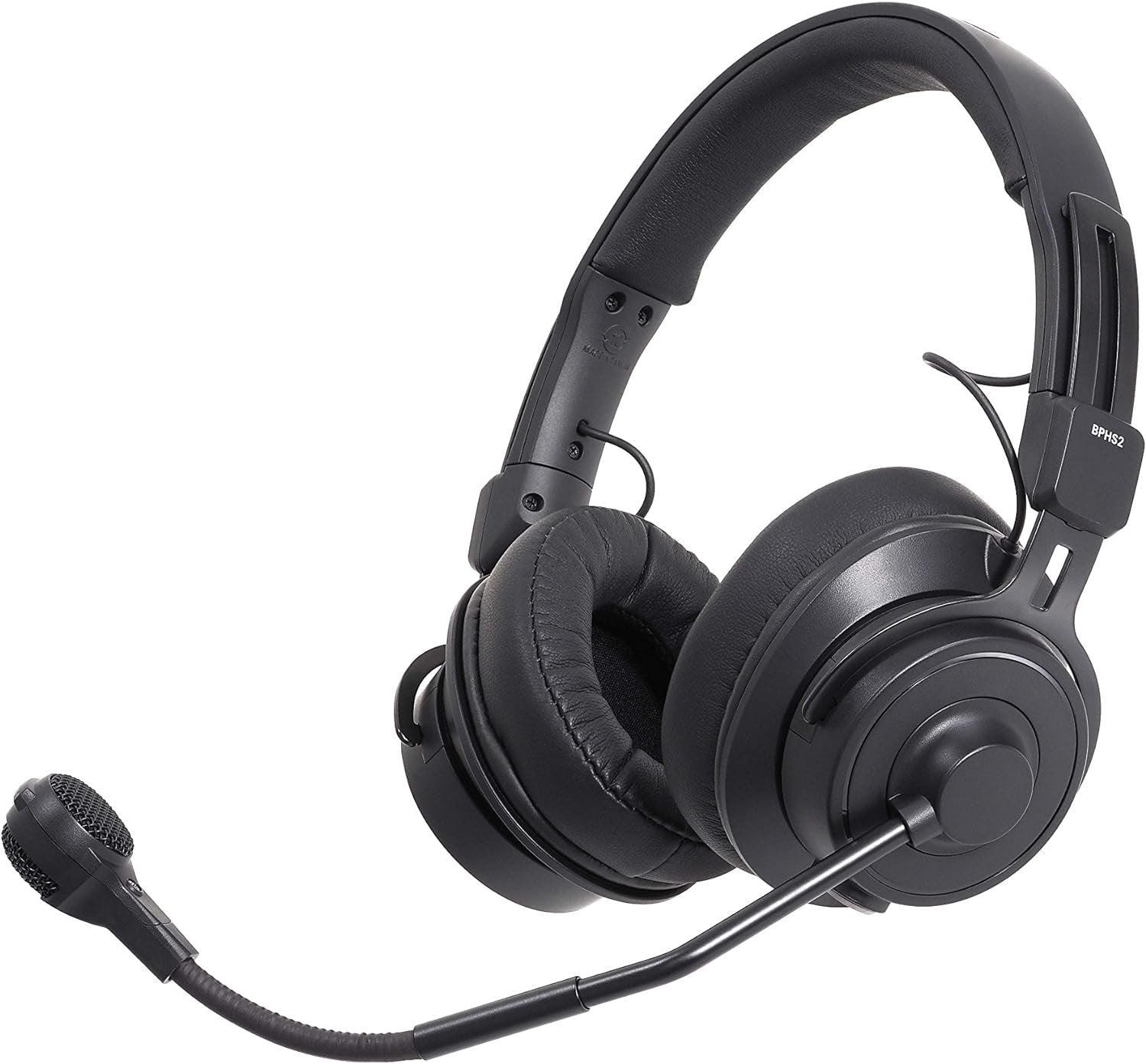 Audio-Technica BPHS2C-UT Broadcast Stereo Headset with Cardioid Condenser Boom Microphone, Unterminated
