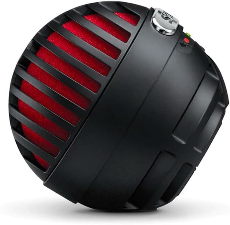 Shure MV5 Series USB Digital Condenser Microphone for Recording, Streaming, Podcasting, and Voice Communication