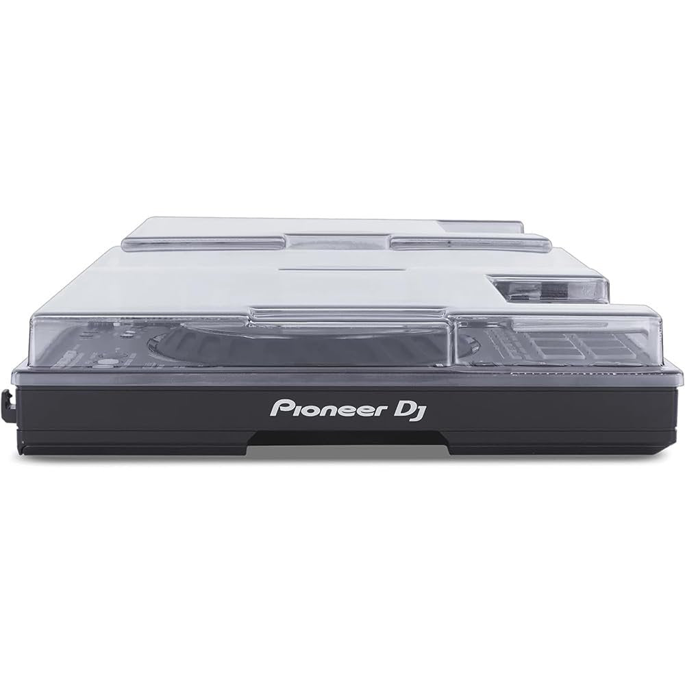 Liquid Audio Decksaver DDJ-FLX10 Cover Bundle with Polishing Cloth – Polycarbonate Protective Cover for Pioneer DDJ-FLX10 DJ Controller, Shields from Dust & Impact, Clear Finish (DS-PC-DDJFLX10)