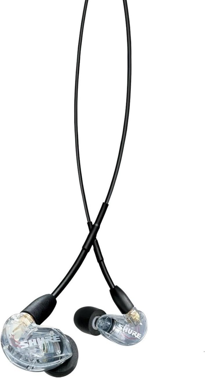 Shure AONIC 215 Wired Earbuds – Sound-Isolating In-Ear, Detachable Cable, Compatible with Apple & Android