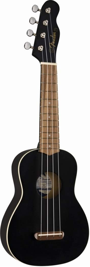 Fender Venice Soprano Ukulele, Black