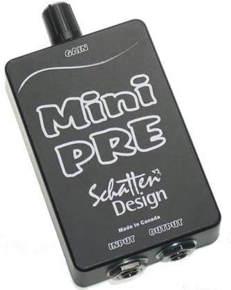 Schatten Mini Pre Belt-clip Guitar/Instrument Preamp with Volume