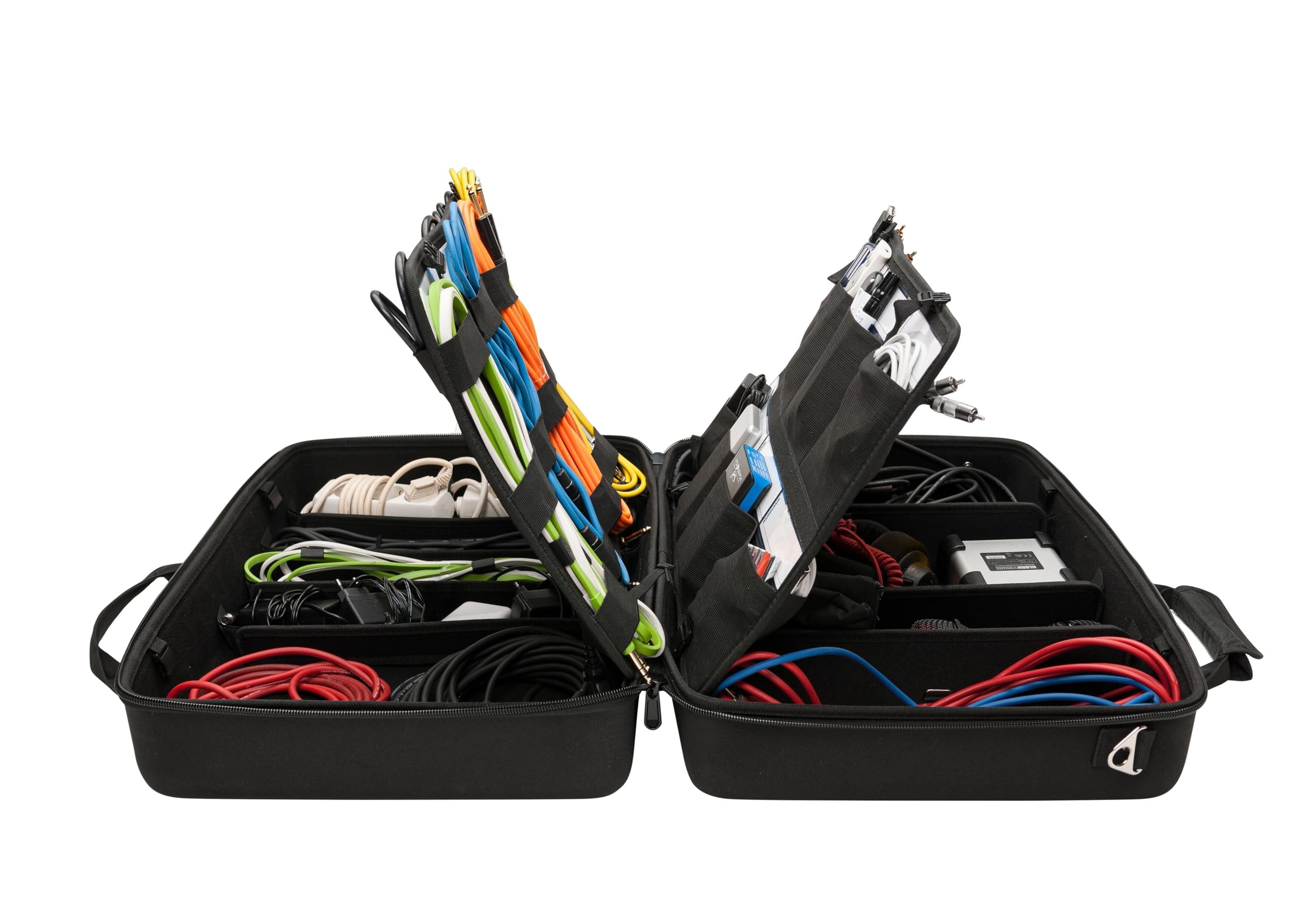 Magma AllGanizer Pro Accessory Case for Organizing and Storing Cables, Adapters, Microphones, Small Mixers or Production and Podcast Equipment; Keeps your Gear Safe, Secure and Organized