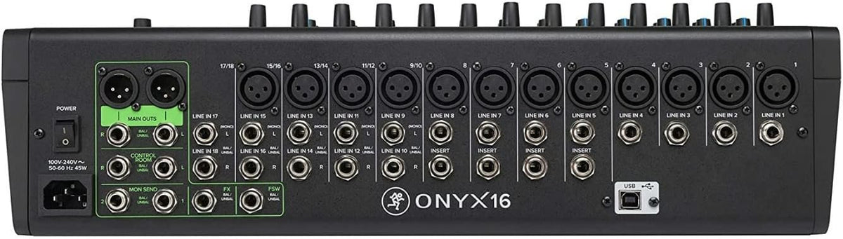 Mackie Onyx Analog Mixer with Multitrack USB – Multiple Channel Options