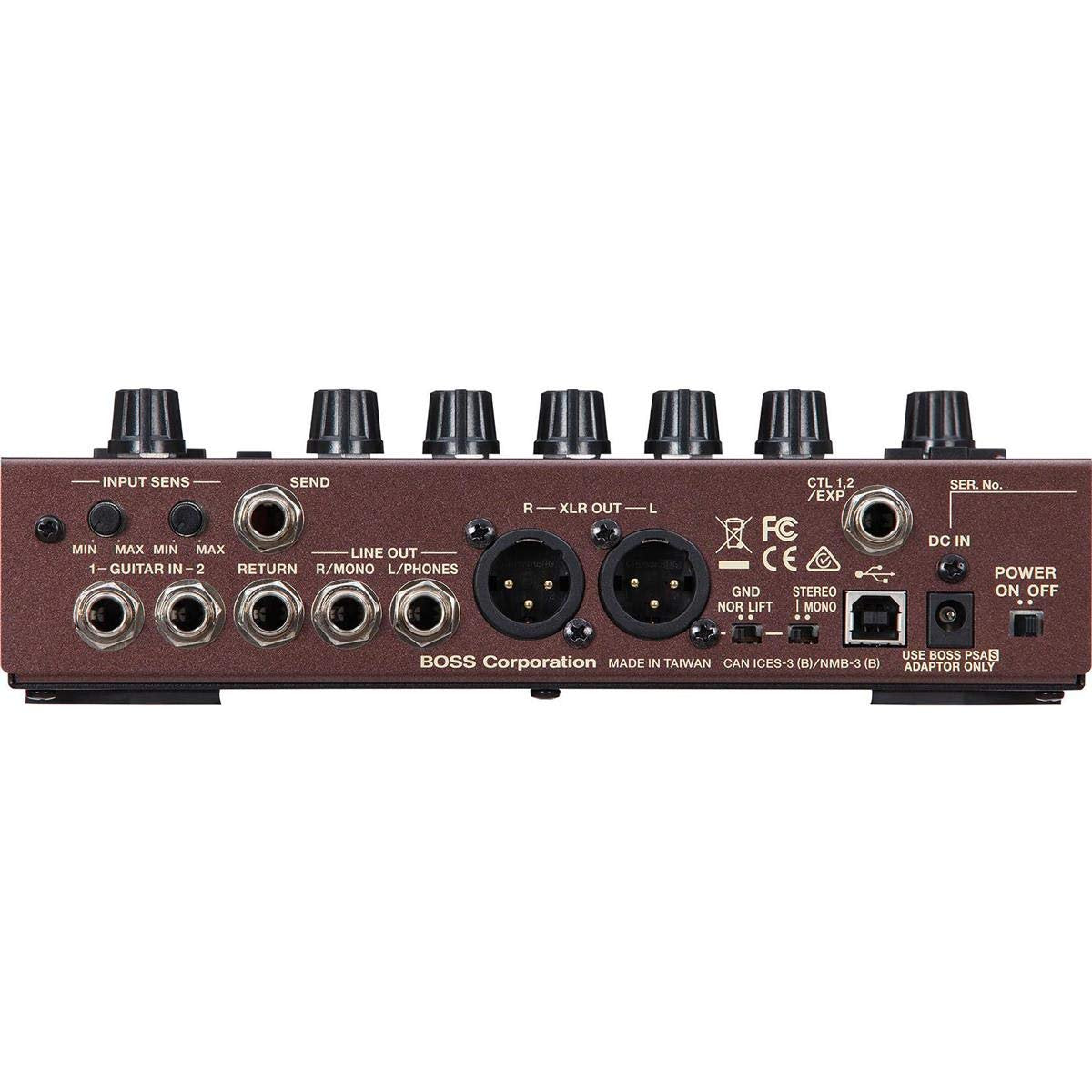 BOSS Acoustic Guitar Hardware (AD-10), Brown, Standard