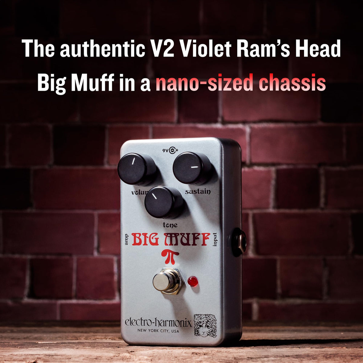 Electro-Harmonix Ram's Head Big Muff Pi Fuzz Pedal