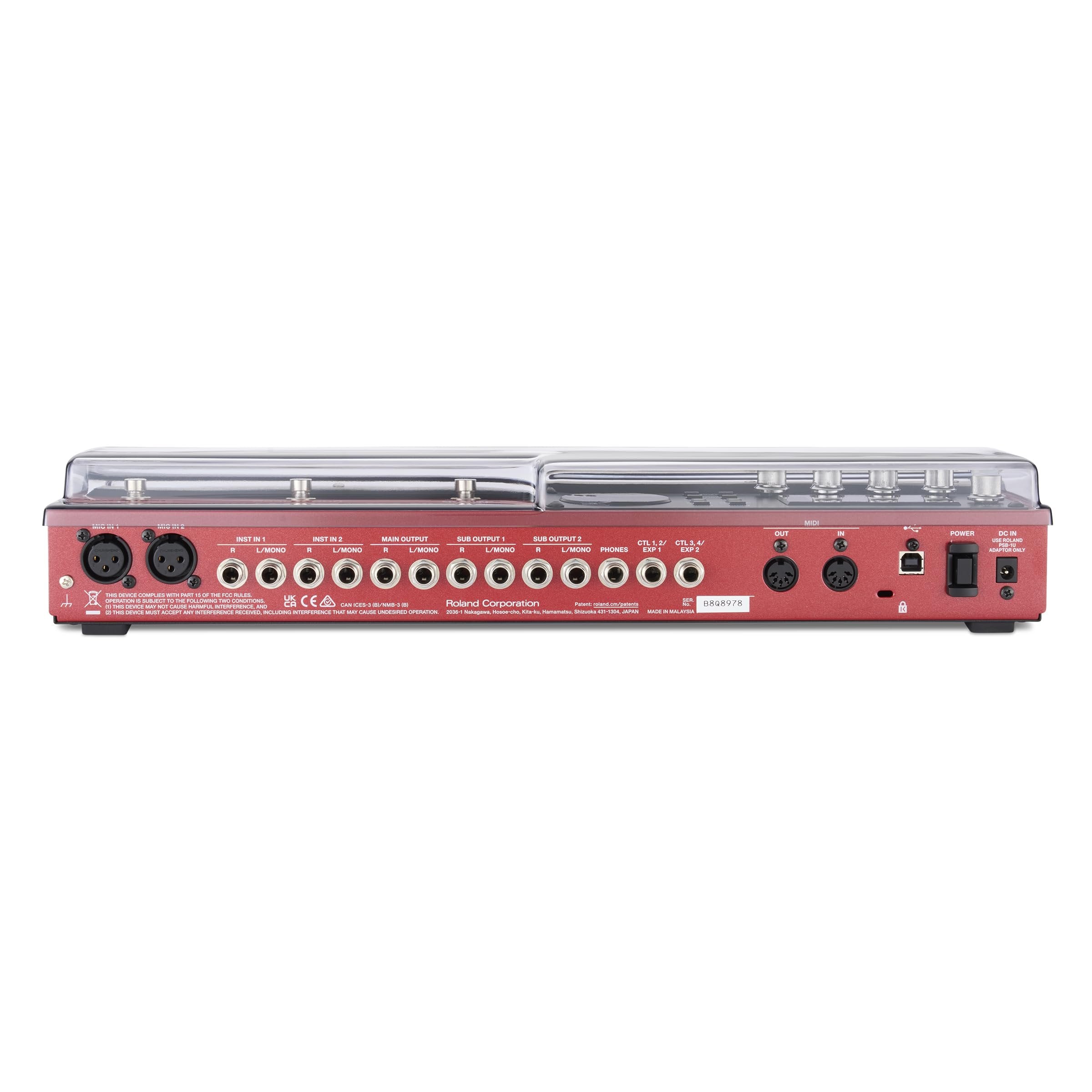 Decksaver Polycarbonate Cover Compatible with Boss RC-600