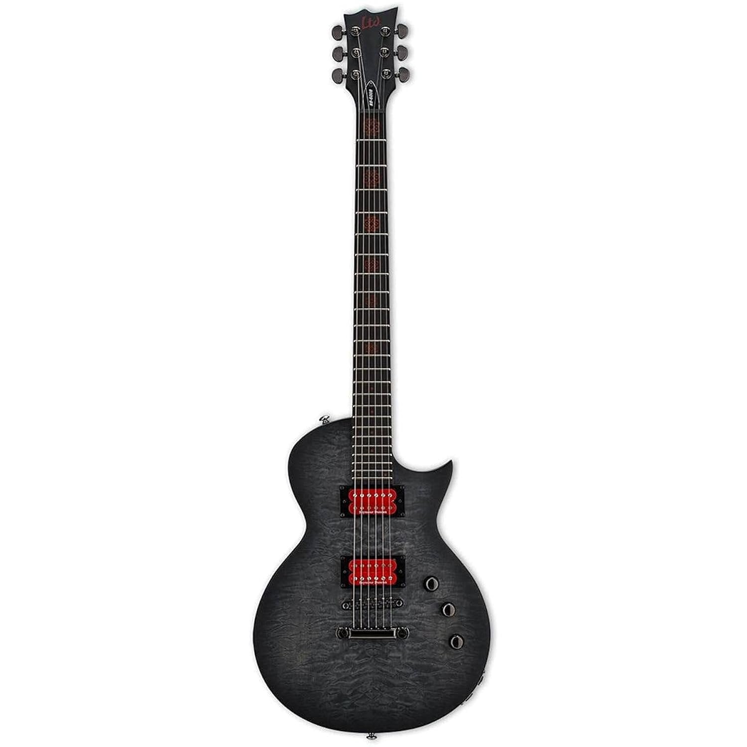 ESP LTD BB-600 Baritone Ben Burnley Signature - See Thru Black Sunburst Satin