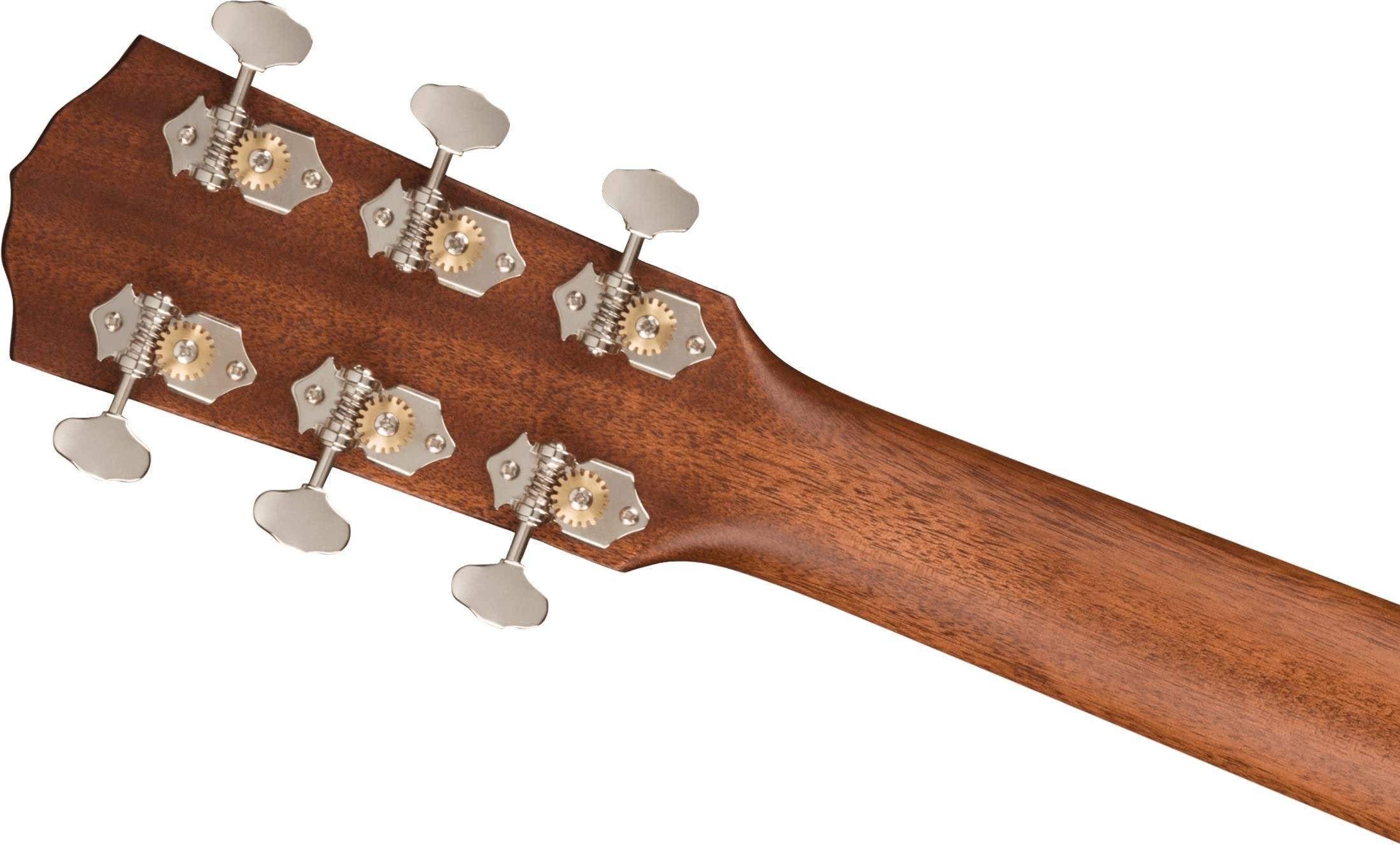 Fender Paramount PS-220E All-Mahogany Parlor Acoustic Guitar, with 2-Year Warranty, Aged Cognac Burst, with Case
