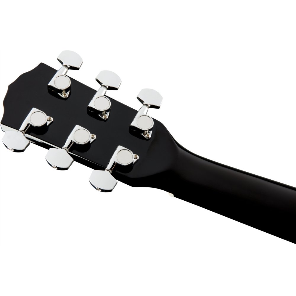 Fender CC-60SCE Concert Acoustic Guitar, Walnut Fingerboard, Black, 0970153006