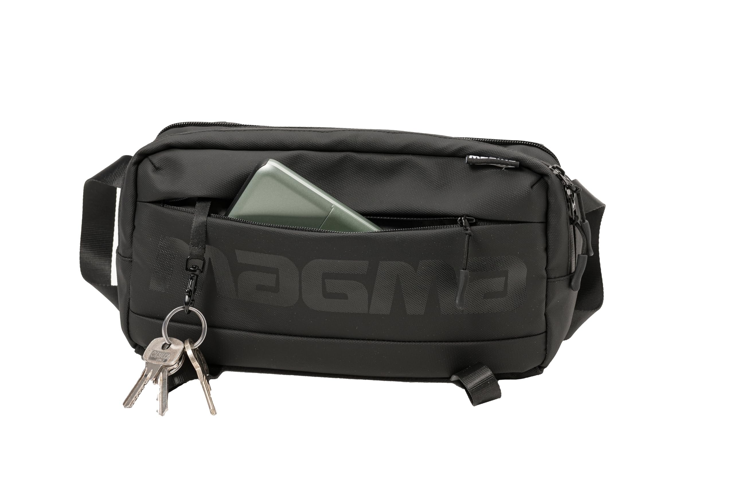 Magma Solid Blaze X-Bag Crossbody Bag for DJs and Creators; Holds Headphones, USB Drives, Power Banks, Cameras, Portable Recorders, Wireless Microphones and more in Style