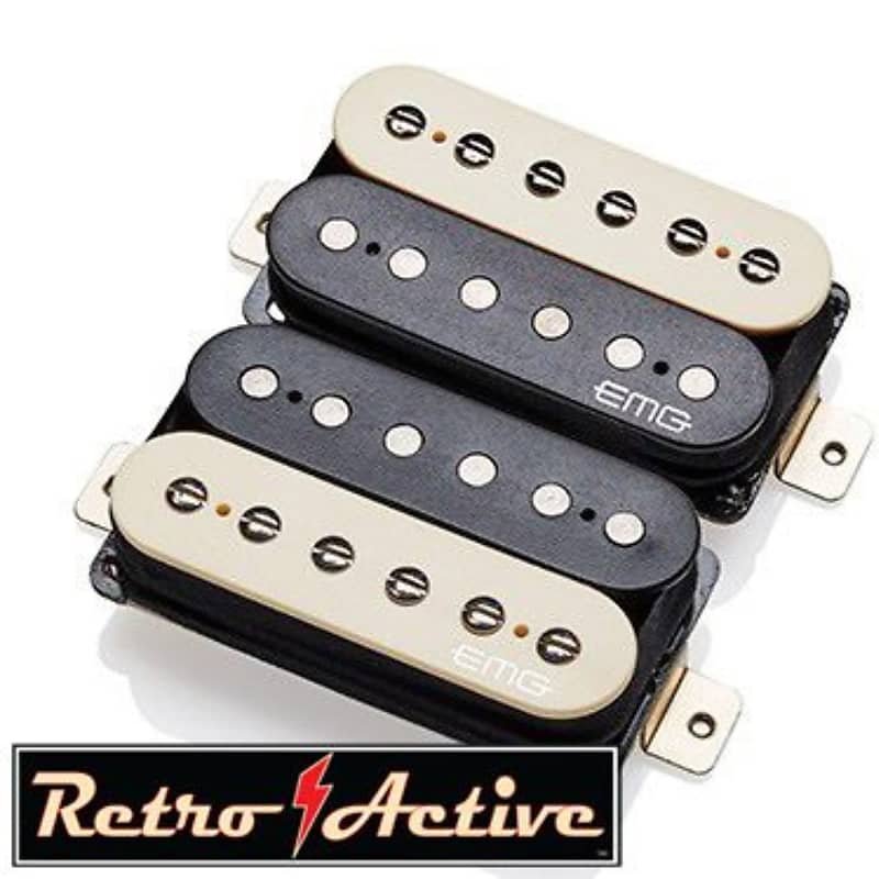 EMG Super 77 Retro Active Electric Guitar Humbucker Pickup Set