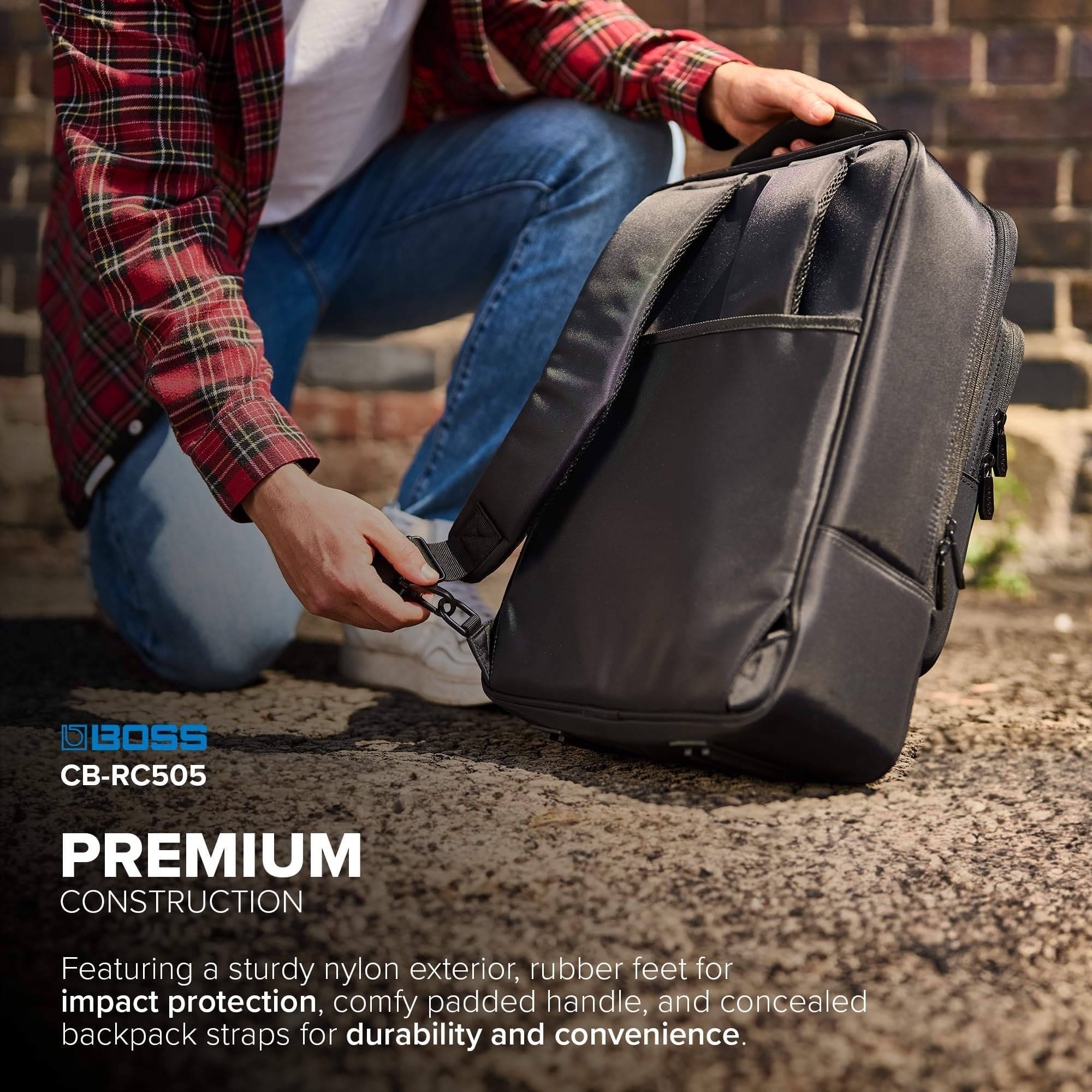 BOSS Slimline Backpack for the RC-505mkII and RC-505 Loop Stations (CB-RC505)