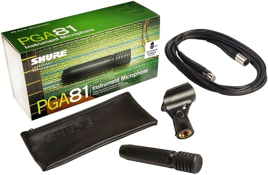 Shure PGA81 Cardioid Condenser Instrument Microphone