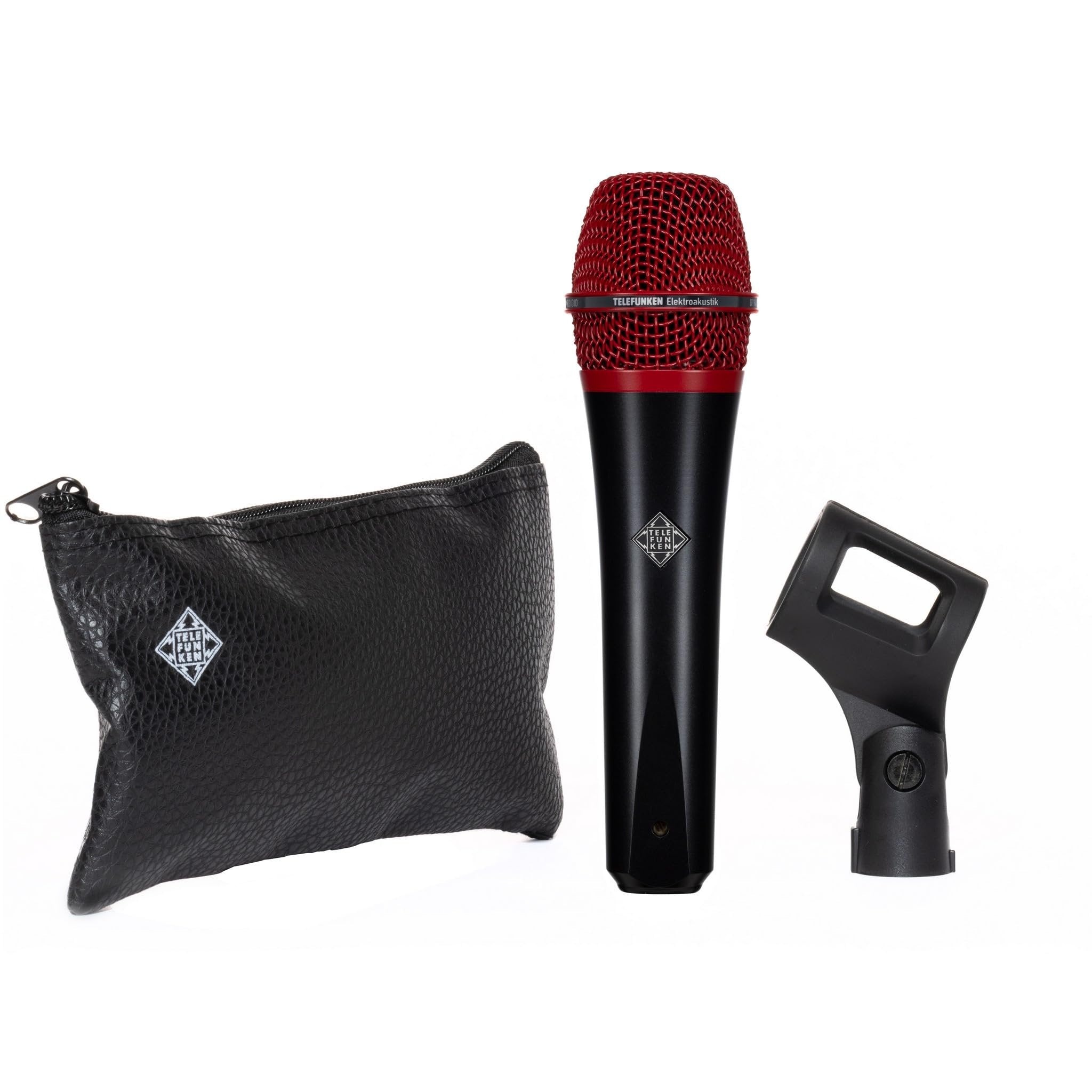 TELEFUNKEN M80 Dynamic Custom Shop (Black, Red)