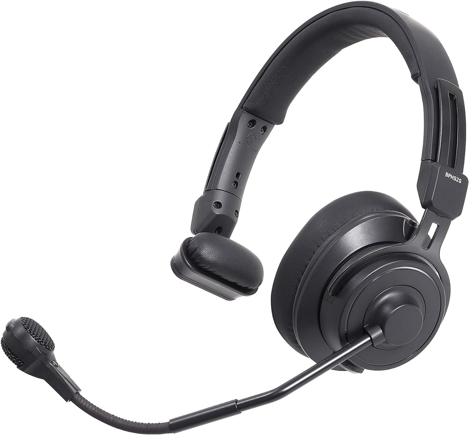 Audio-Technica BPHS2C-UT Broadcast Stereo Headset with Cardioid Condenser Boom Microphone, Unterminated