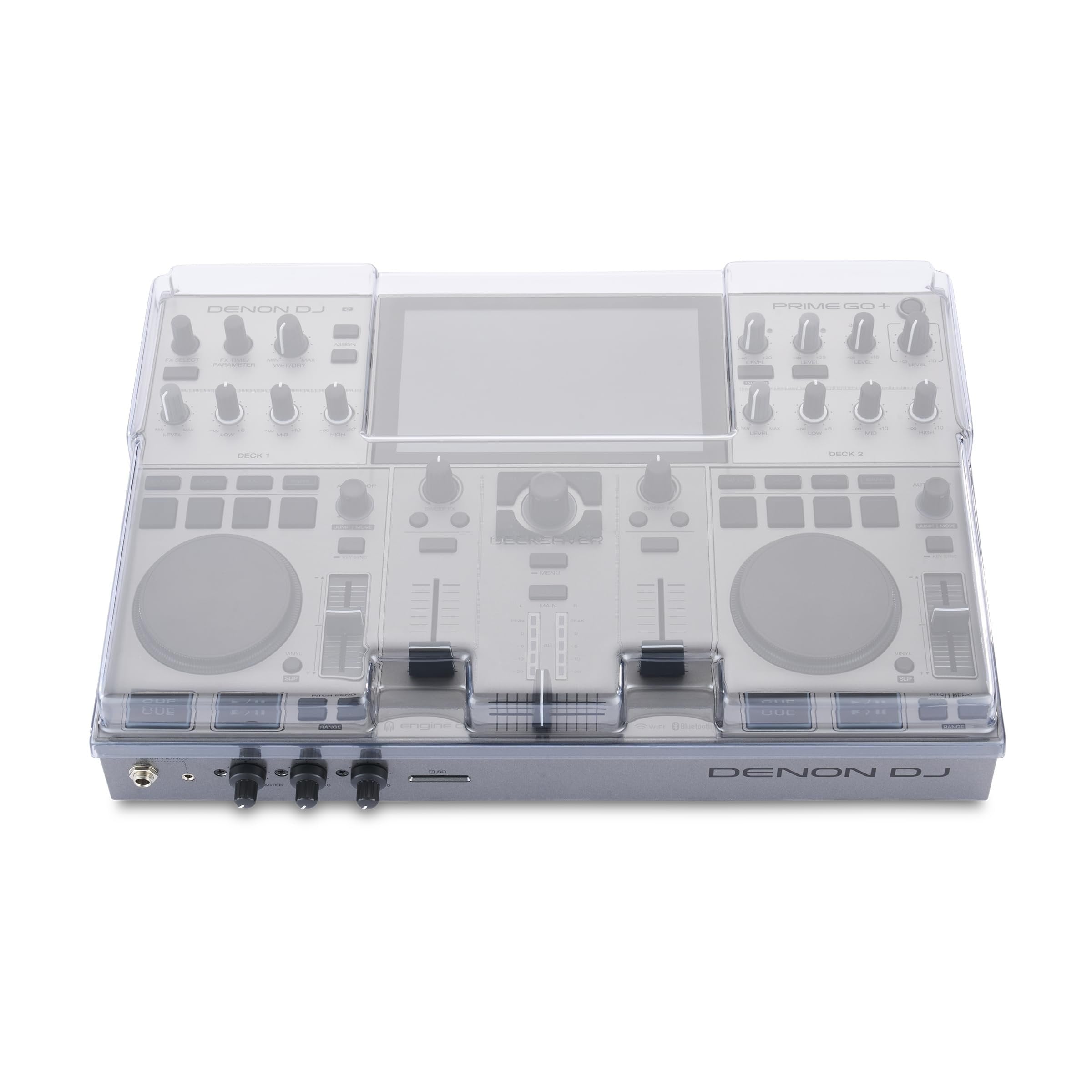 Decksaver Super Strong Polycarbonate Cover Compatible with Denon DJ Prime GO & GO+
