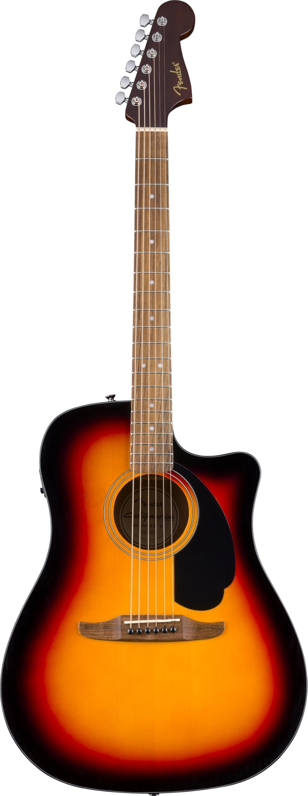 California Standard Redondo CE, Spruce Top, Black Pickguard, 3-Color Sunburst