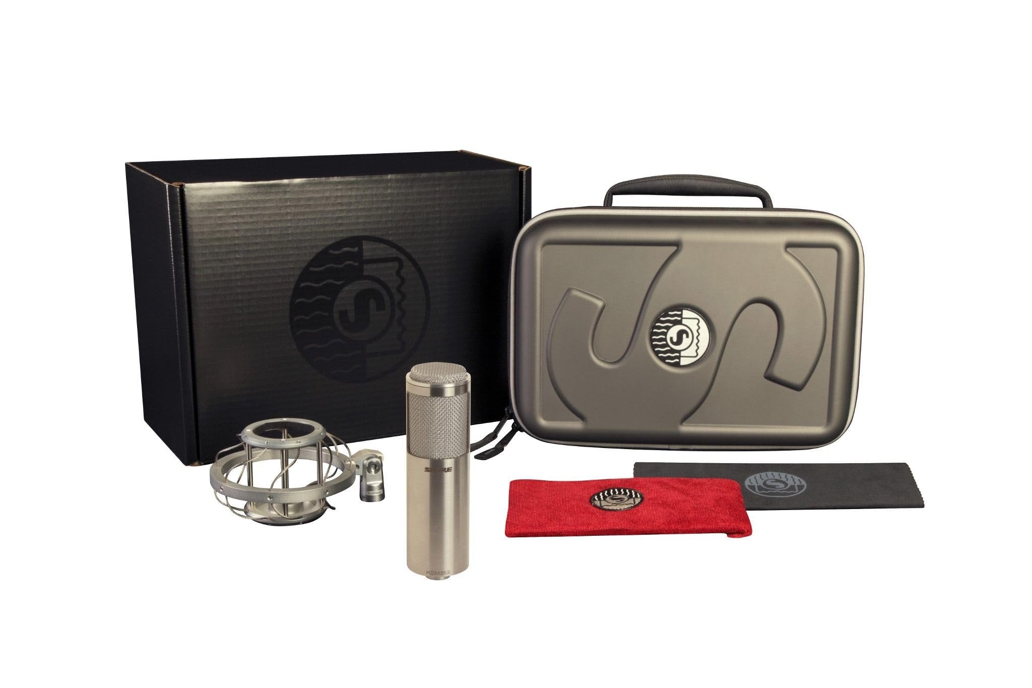 Shure KSM313/NE Dual-Voice Ribbon Microphone with Roswellite Ribbon Technology