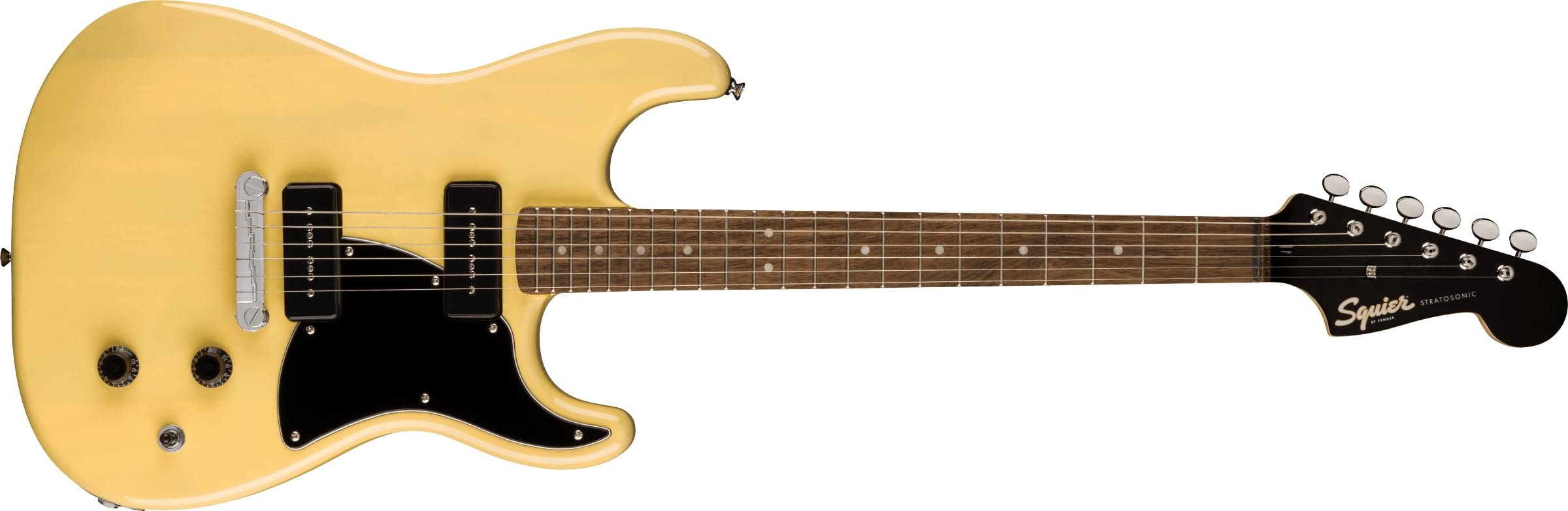 Paranormal Strat-O-Sonic, Laurel Fingerboard, Black Pickguard, Vintage Blonde