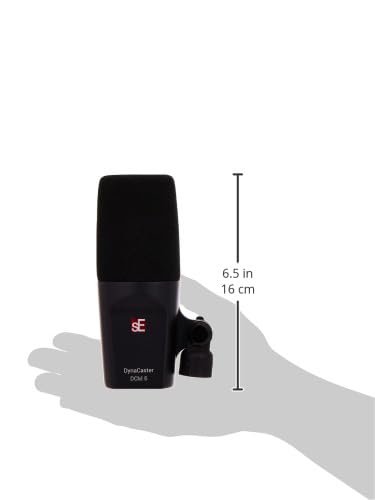 SE Electronics DCM6 Dynacaster DCM 6 Broadcast Microphone, Black