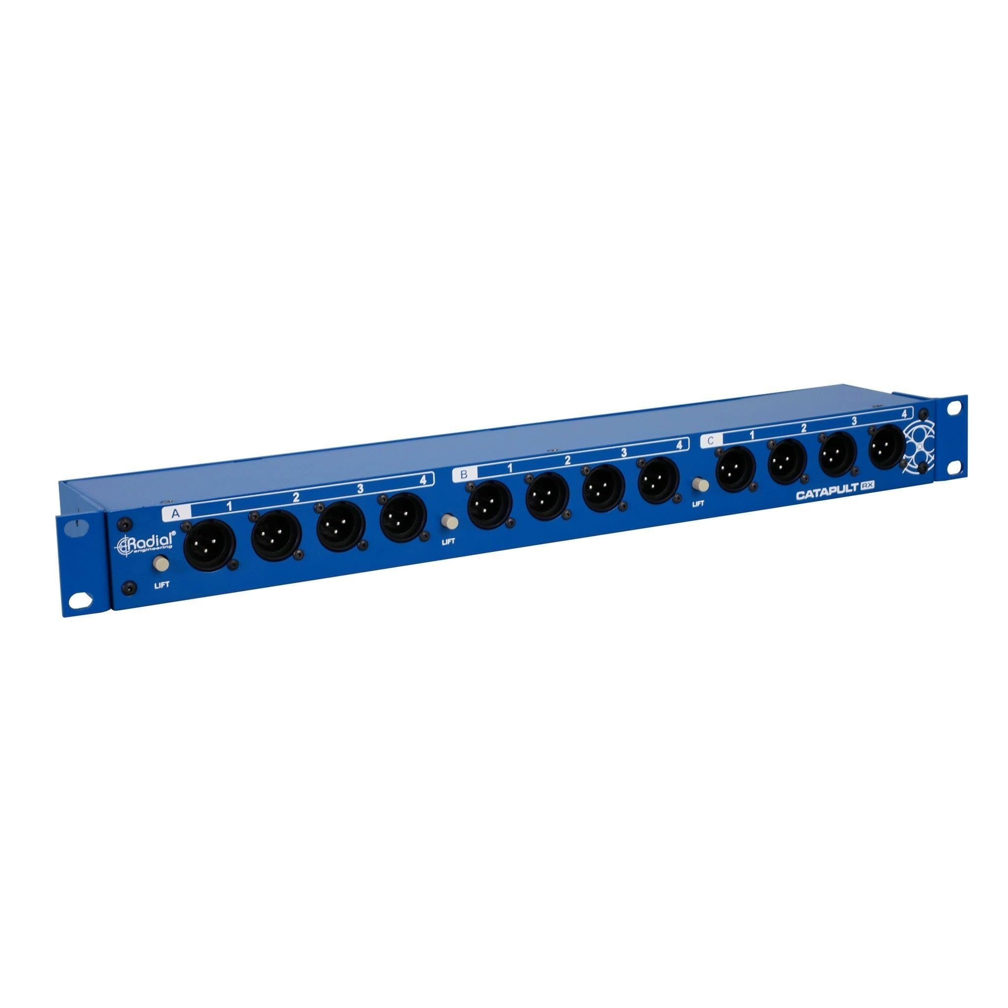 Radial Catapult Rack RX 12-channel Cat 5/6 Analog Audio Snake