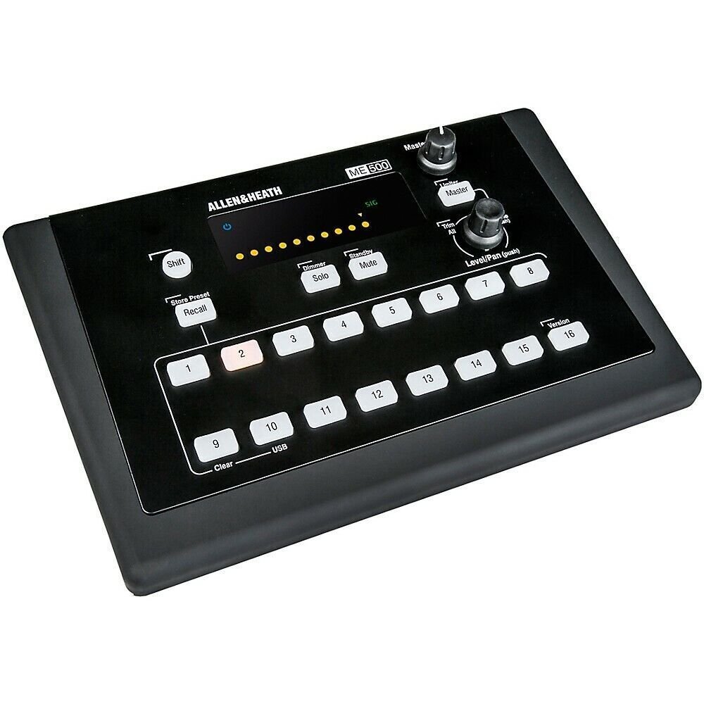 Allen & Heath AH-ME-500 Personal Monitor Mixer,16 Mono/Stereo Channels