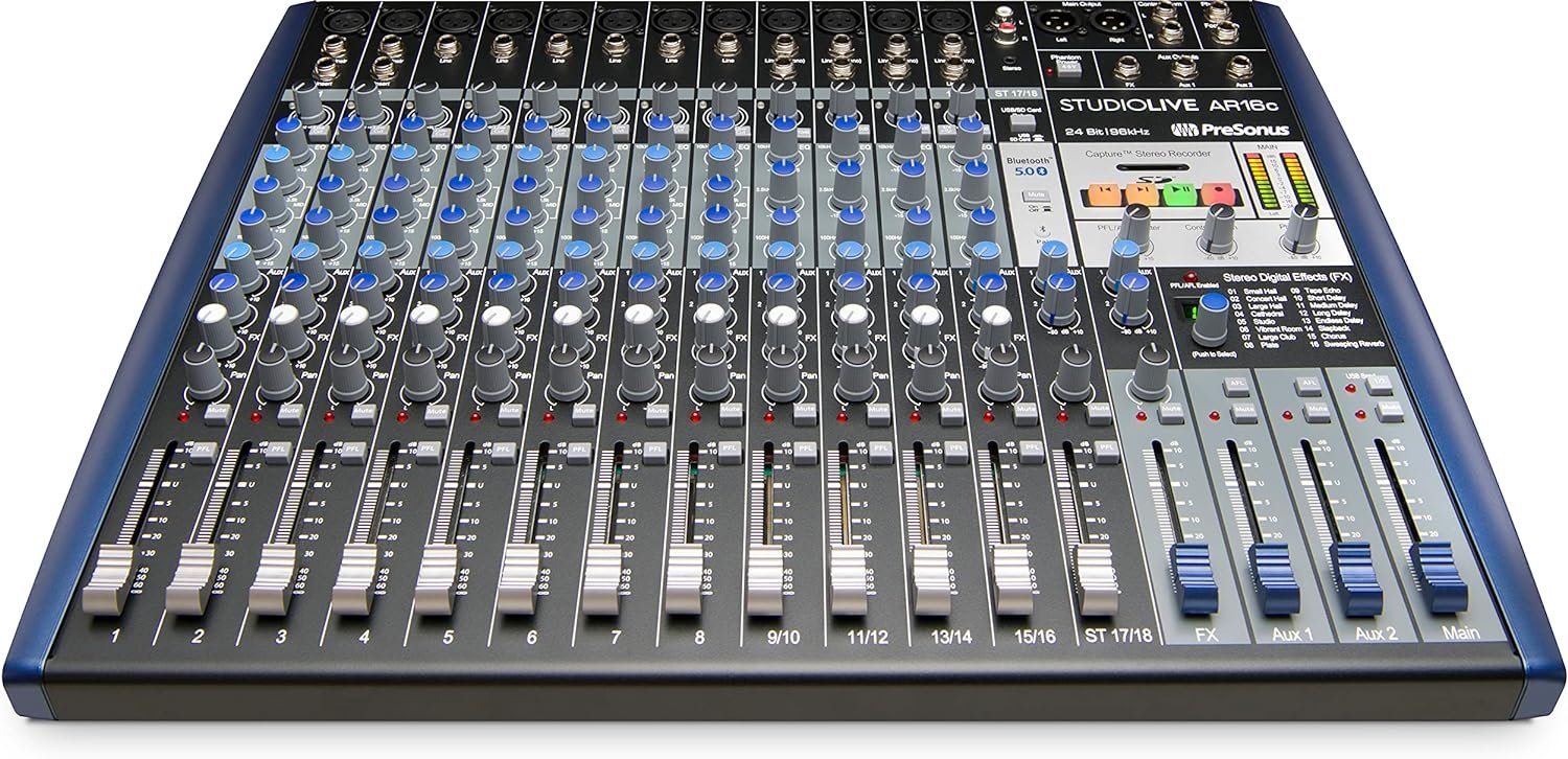 PreSonus StudioLive AR Series USB-C Hybrid Digital/Analog Performance Mixer