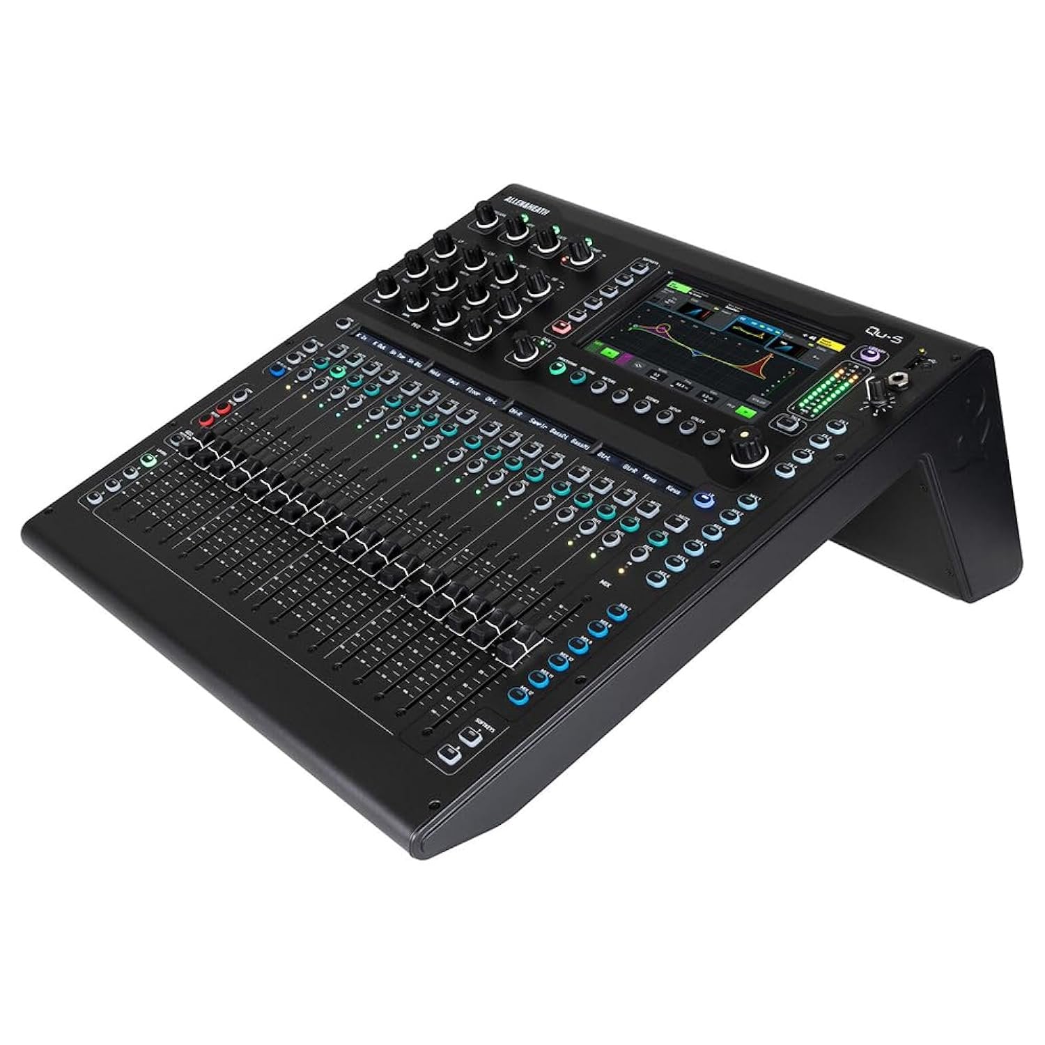 Allen & Heath Qu-5 38-Channel Digital Mixer with 96kHz XCVI Core, DEEP Processing, Touchscreen Interface, Flexible Routing, USB Recording & SLink I/O Connectivity