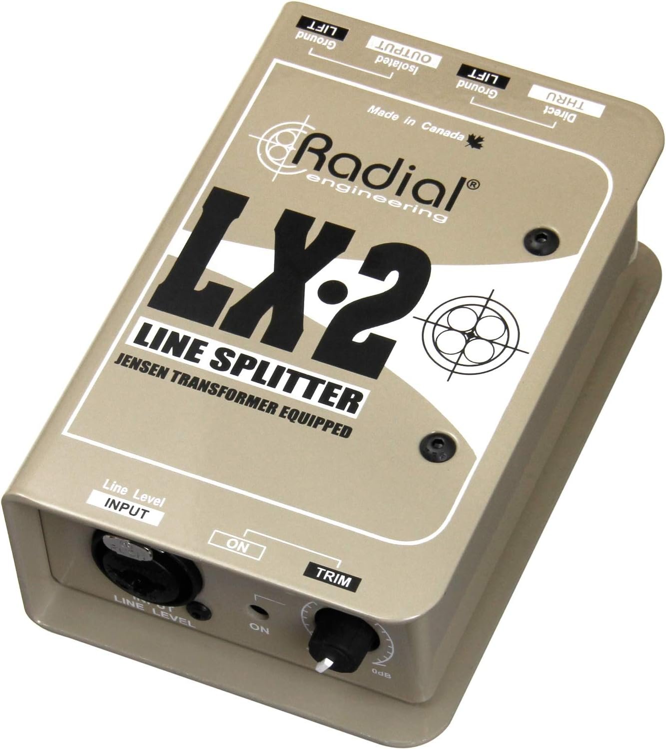 Radial LX2 2-Channel Balanced Line Splitter W Isolation
