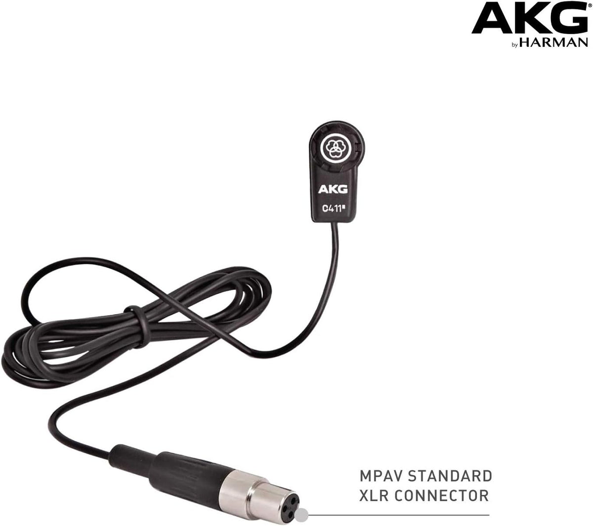 AKG C411 Series Miniature Condenser Vibration Pickup