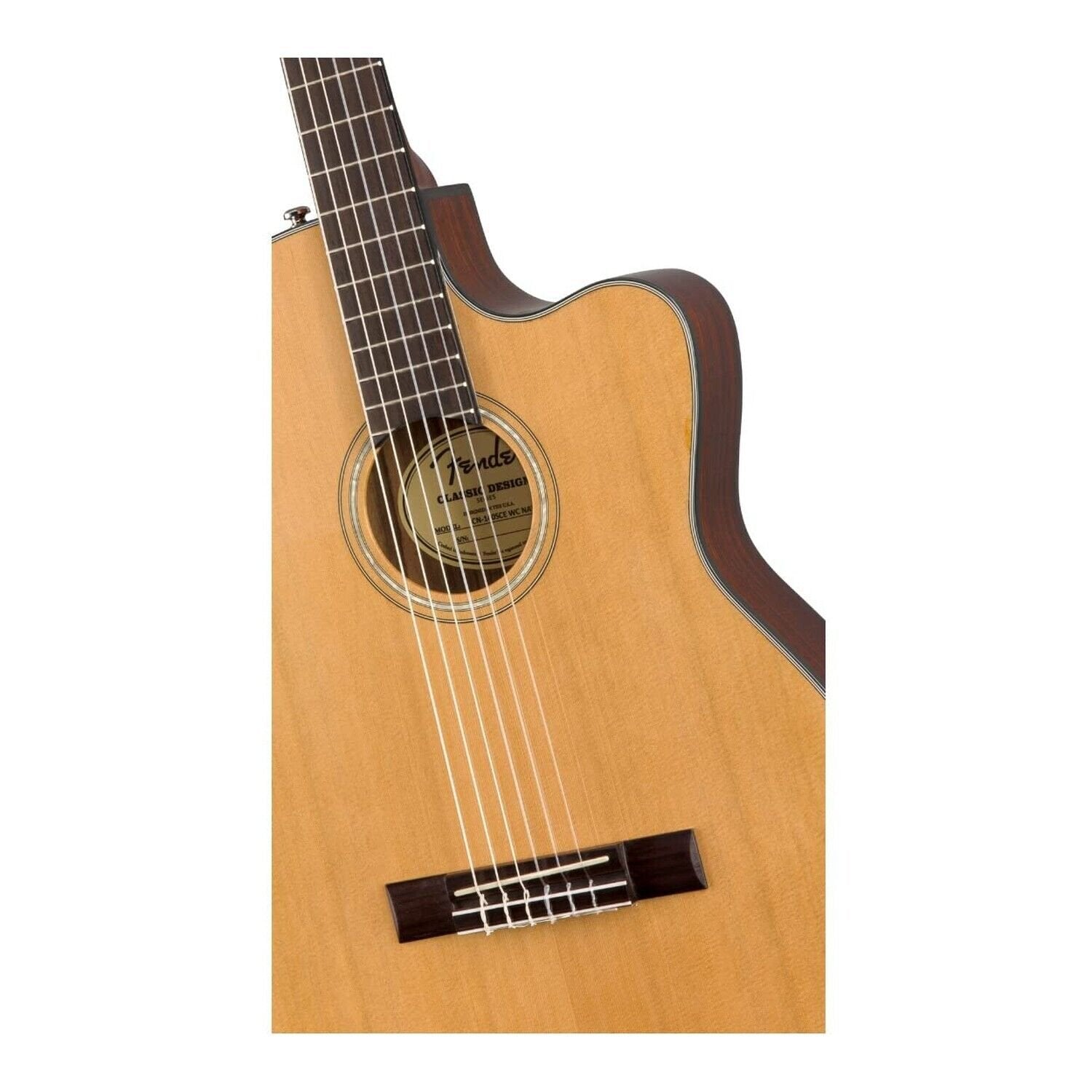 Fender CN-140SCE Thinline Concert Nylon String Acoustic Guitar