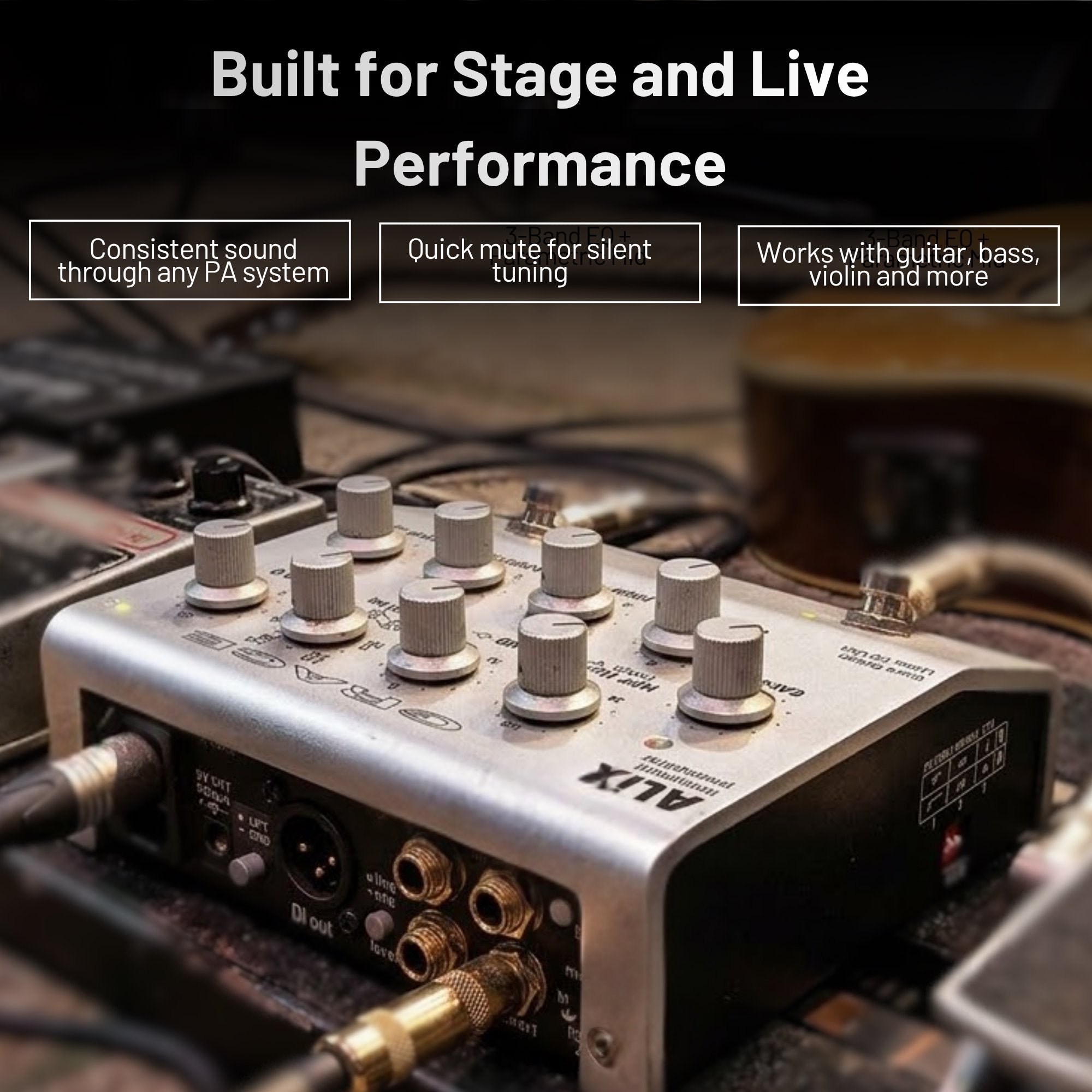 Grace Design ALiX Acoustic Instrument Preamp EQ DI Boost Pedal