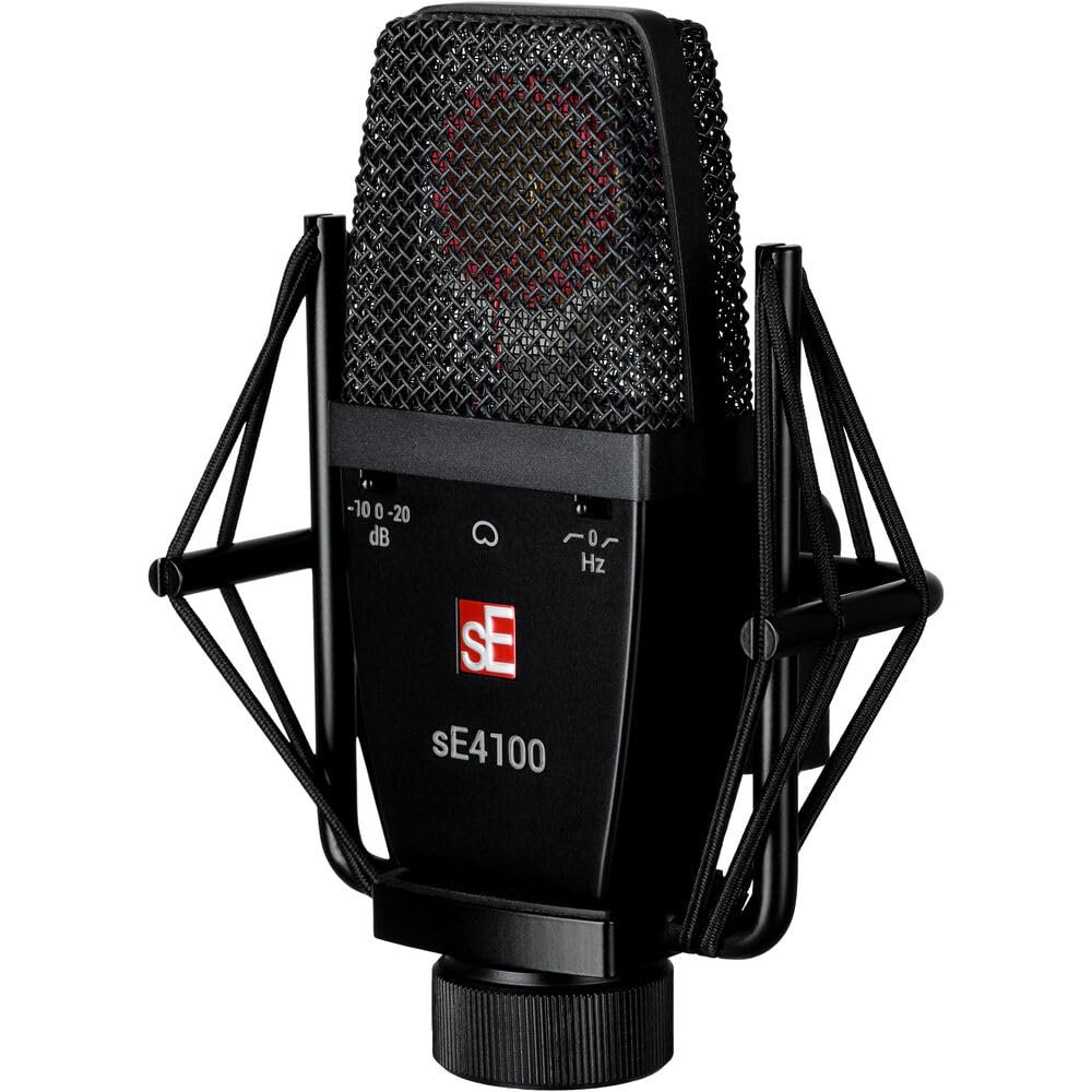 sE Electronics SE4100 Large Diaphragm Cardioid Vintage Condenser Microphone w/Shockmount