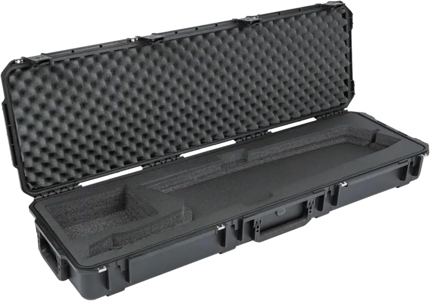 SKB iSeries Roland AX Edge Keytar Hard Case, Waterproof Polypropylene Shell with Foam Interior, TSA Latches and Wheels for Travel Protection