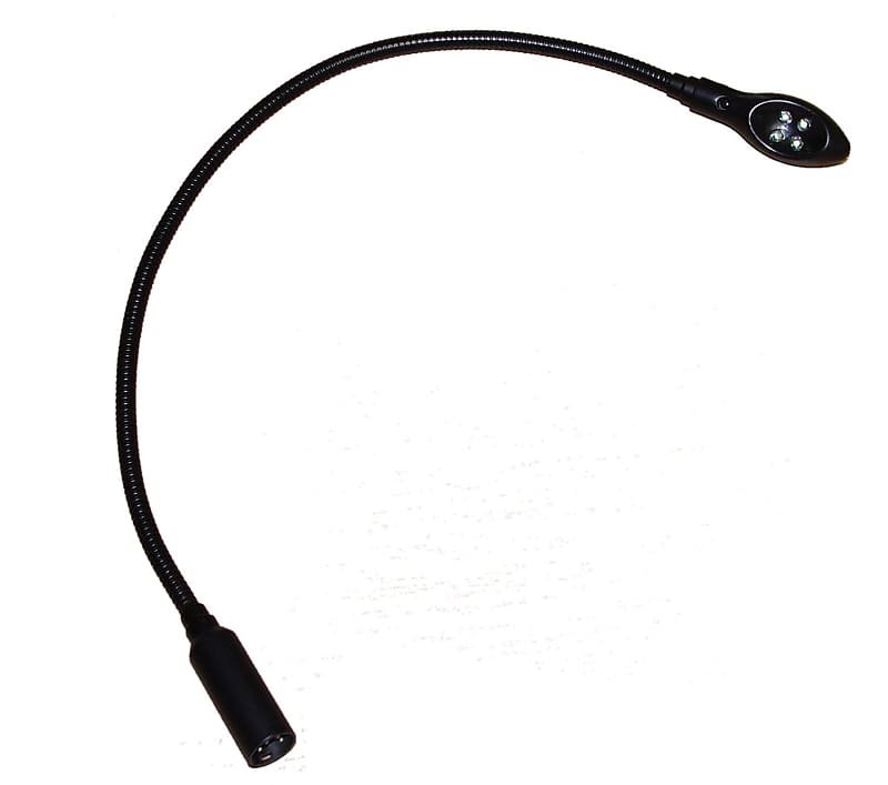 Allen & Heath AH-LEDLAMP-SX 18-Inch LED Straight Neck Lamp with Dimmer Control and 4-Pin XLR Connect